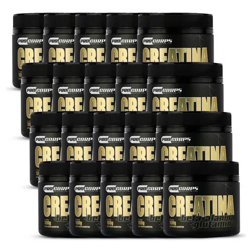 Combo Atacado 20 Creatinas 100g Sabor Sem Sabor