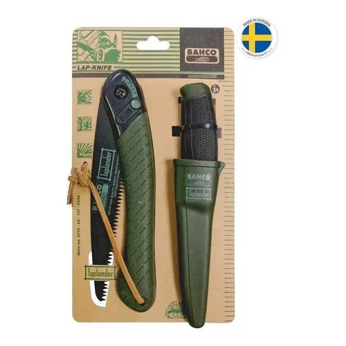 Cuchillo + Sierra Poda Plegable Bahco Lap-knife Suizo