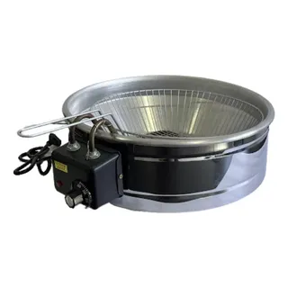 Fritadeira Elétrica Industrial Inox Tacho 5l 127v Cor Cinza Fritadeira Elétrica Industrial Inox Tacho 5l 127v Cor Cinza