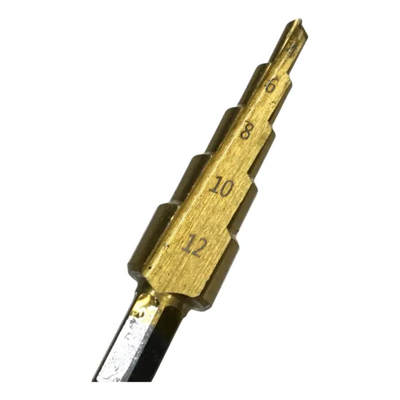 Broca Mecha Conica Escalonada 4-12mm Hss4241 1/4 Xcort