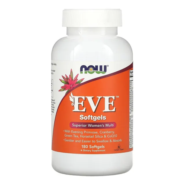 Eve Now Foods Multi Female Superior 180 cápsulas blandas para la salud de la mujer
