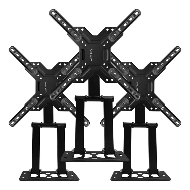 Kit 3 Soporte Lucky Owl Brazo Articulado Tv Monitor 26 A 60