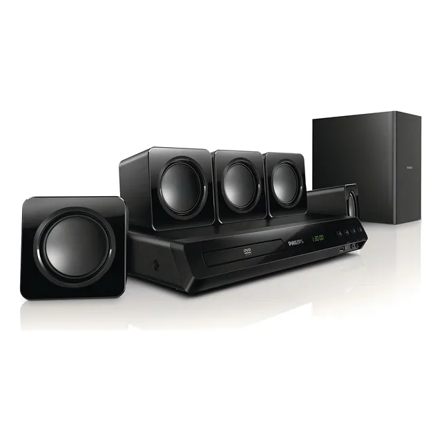 Home Theater 5.1 Philips Htd3511 300w Hdmi Usb Dvd Karaoke