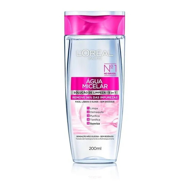 Água Micelar Solução De Limpeza 5 Em 1 L'oréal Paris Sensível