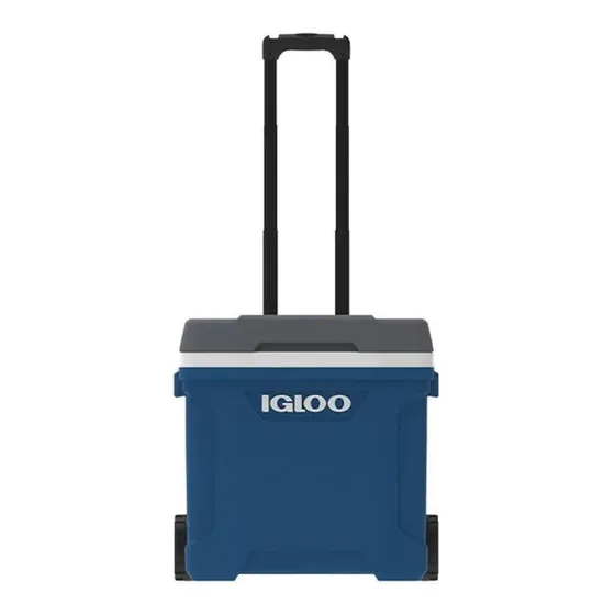 Hielera 30 Qt Con Rueda Latitude Azul Indigo 43 Latas Igloo