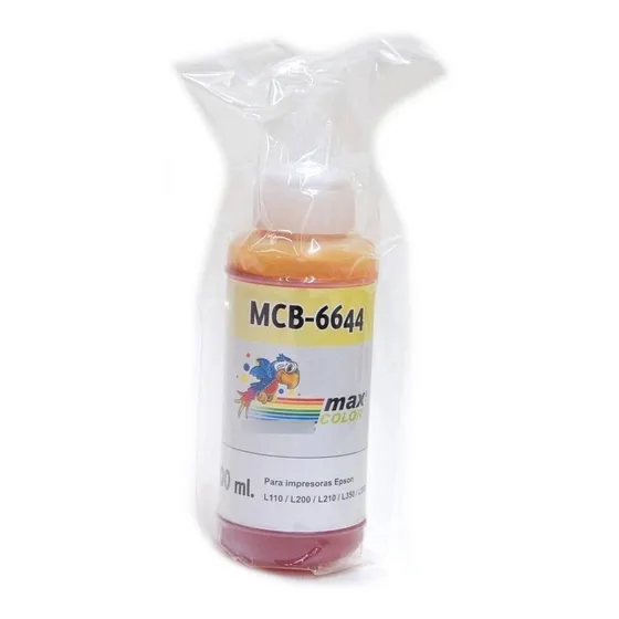 Botella Tinta Maxcolor Compatible Epson Ecotank L200 100ml