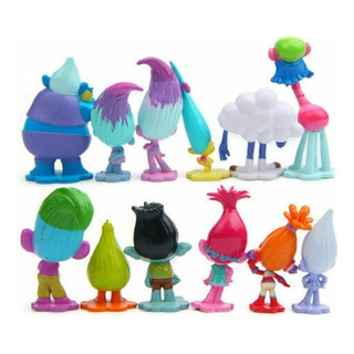 12pcs Trolls Poppy Branch Modelo Figura Juguete Niños Regalo 12pcs Trolls Poppy Branch Modelo Figura Juguete Niños Regalo