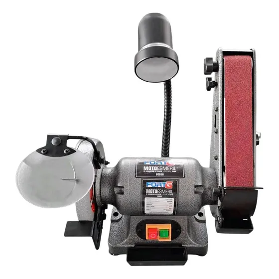 Moto Esmeril 6 Pol. 375w Com Lixadeira De Cinta 110v 127v