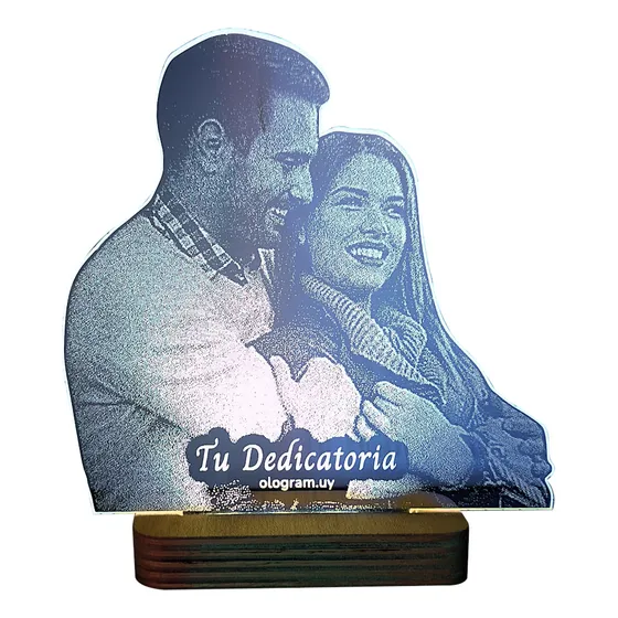 Regalo San Valentín Lámpara Personalizada Led (15cm)