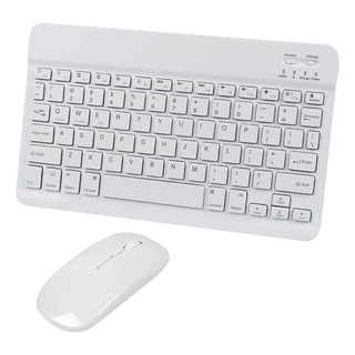 Kit Teclado +mouse Inalambrico Bluetooth Para Pc Android Ios Kit Teclado +mouse Inalambrico Bluetooth Para Pc Android Ios