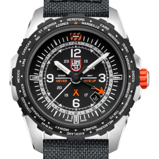 Reloj Luminox Hombre Bear Grylls Survival Xb3761 Negro Negro Negro