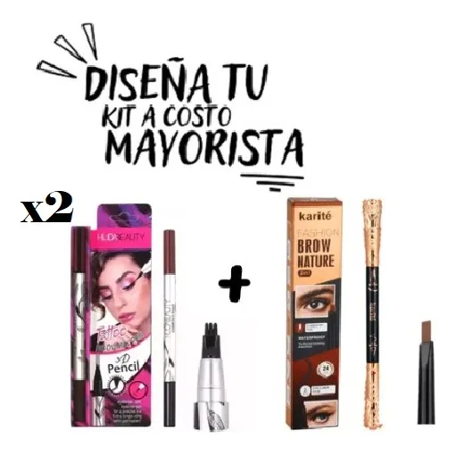 Delineador Marcador Cejas Microblanding Doble Victoria Mac