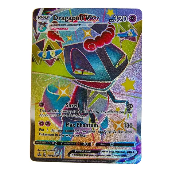 Carta Pokémon - Dragapult Vmax  Swsh097  Promo Tcg Dragapult Vmax Inglés