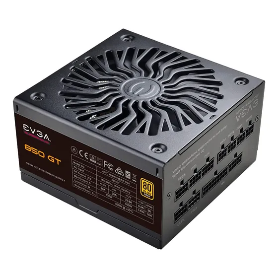 Fuente Poder Evga 850 Gt, 80 Plus Gold 850w, Full Modular