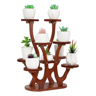 9 Macetas Mini Para Suculentas Con Soporte De Ventana 9 Macetas Mini Para Suculentas Con Soporte De Ventana