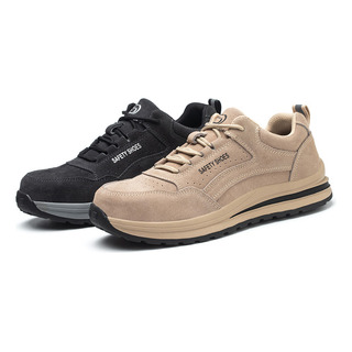 Preto* 44 - Sapatos De Segurança Modernos Masculinos Com Biq Preto* 44 - Sapatos De Segurança Modernos Masculinos Com Biq