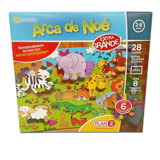 Rompecabezas Arca De Noe Juegos Didácticos 28 Piezas Piso
