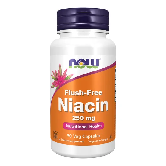 Supplement Now Foods Niacina (vitamina B-3) 250 Mg 90 Cápsul