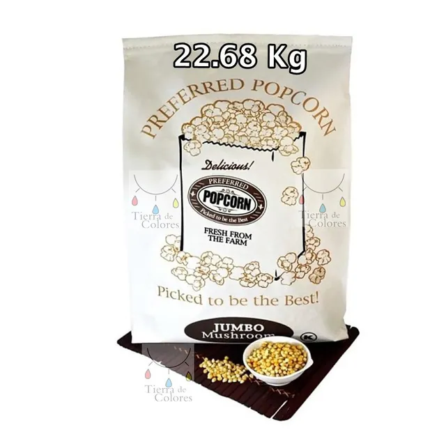 Maiz Palomero Para Palomitas Jumbo O Mushroom Costal De 22kg