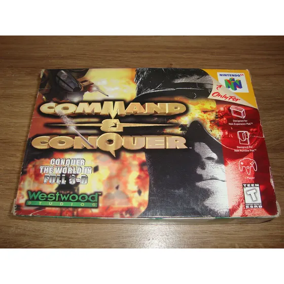 Command & Conquer Americano Completo Para Nintendo 64 N64
