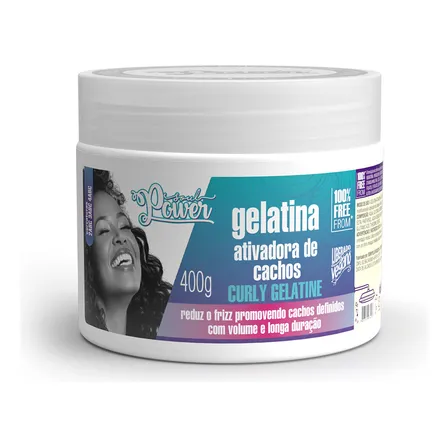 Gelatina Ativadora De Cachos Curly Gelatine Soul Power 400g