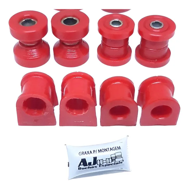 Uno 1.5r  1.6r  Kit De Buchas Dianteiro Poliuretano 10pç