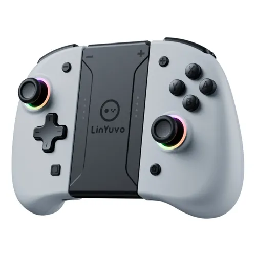Controle Sem Fio Nintendo Switch Joy-Con LED RGB Vermelho/Azul