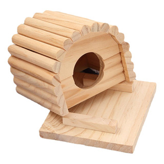 Casa De Madera Para Hámster, Cabaña, Escondite, Casa De Madera Para Hámster, Cabaña, Escondite,
