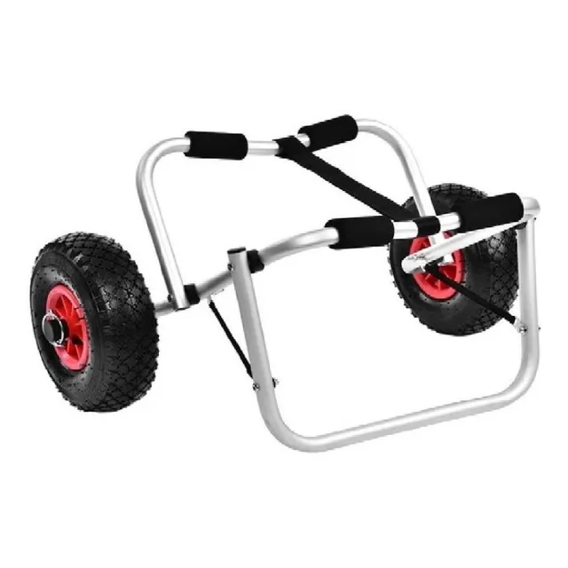 Trailer Carro Kayak Canoa Bote Canobote Aluminio Rueda 45 Kg