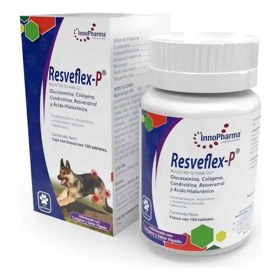 Resveflex-p 100 Tab Condroprotege Articulaciones Perro/gato