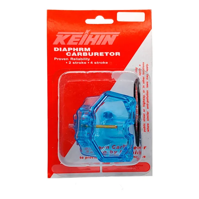 Tapa Inferior Carburador Transparente Azul Pz26 Pz27