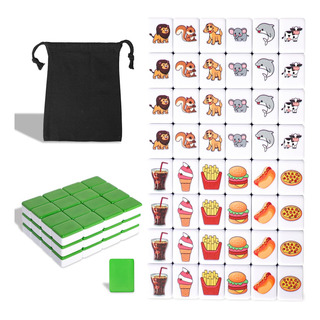 Gracias 2 Jugadores Mahjong Block Set, Juego De Baldosas Con Gracias 2 Jugadores Mahjong Block Set, Juego De Baldosas Con