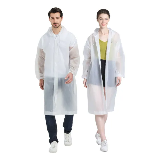 Capa Impermeable Portátil Para Lluvia Tipo Gabardina 2pcs
