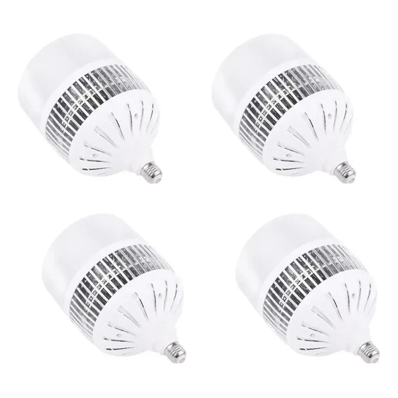 Kit 4 Lampada Led Super Bulbo 150w E27 Led Para Galpão