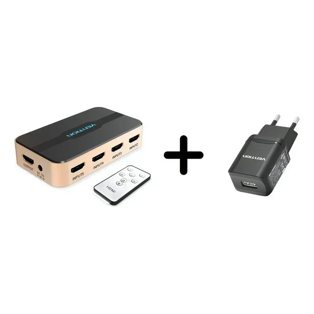 Switch Hdmi 5 en 1 Vention