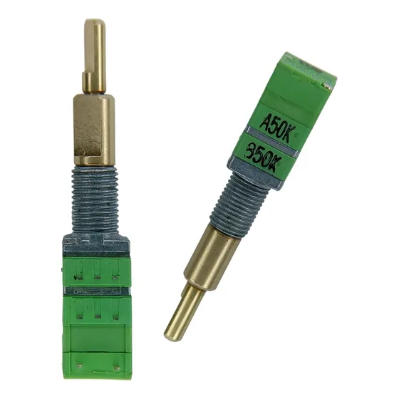 Potenciômetro Linear 50k Duplo Eixo 30mm C/chave 97n 8 Pinos