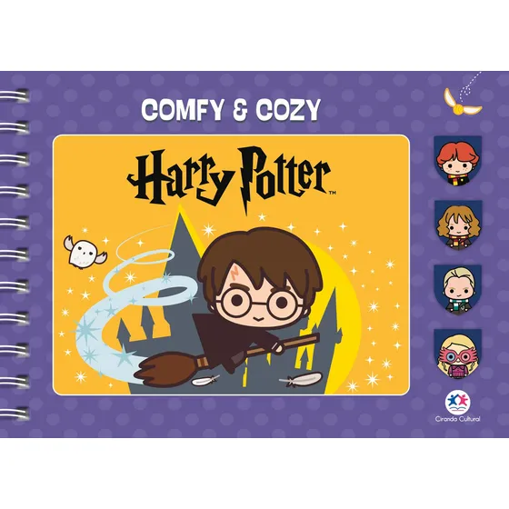 Livro Harry Potter Comfy And Cozy Edição 1 Ano 2025 Em Português Autor e Editora Ciranda Cultural