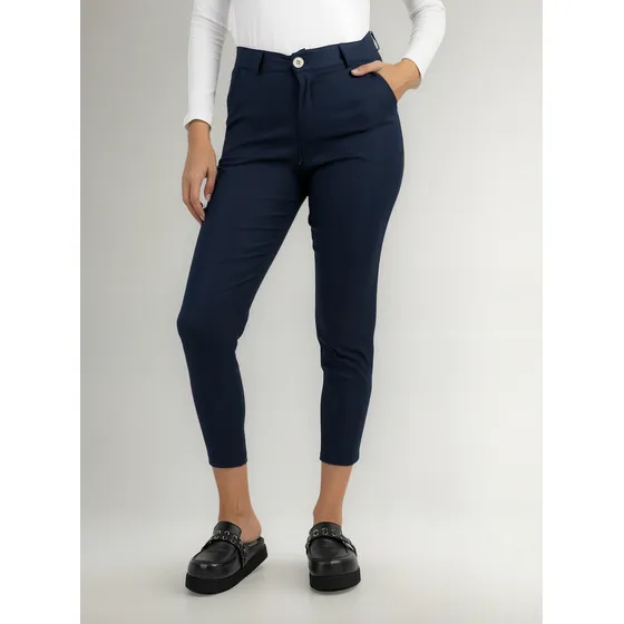 Pantalon Clasico De Bengalina Super Elastizada Talles