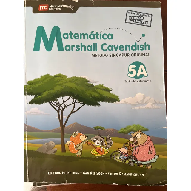 Matemática Marshall Método Singapur 5 Básico