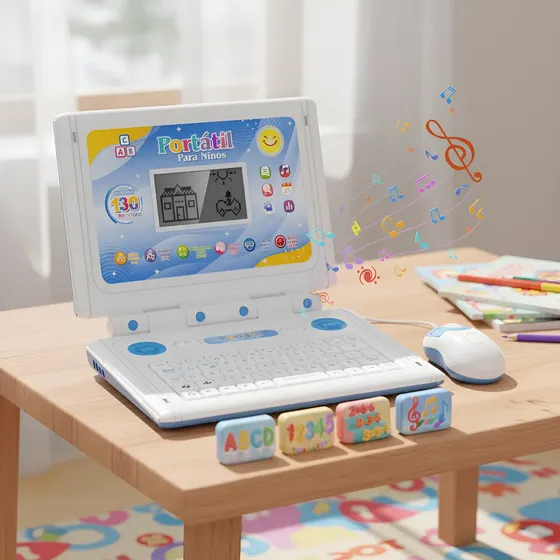 Brinquedos Educativos Para Laptop Aprendendo Inglês E