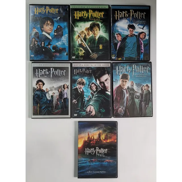 Peliculas Harry Potter Coleccion Dvd Original - Buen Estado