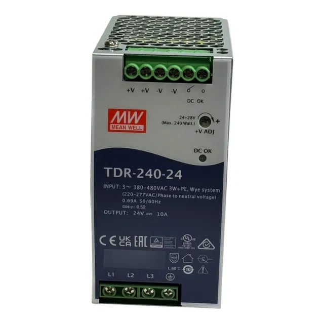 Fuente De Poder  24vdc / 10 Amp  Tdr-240-24   - Mean Well -