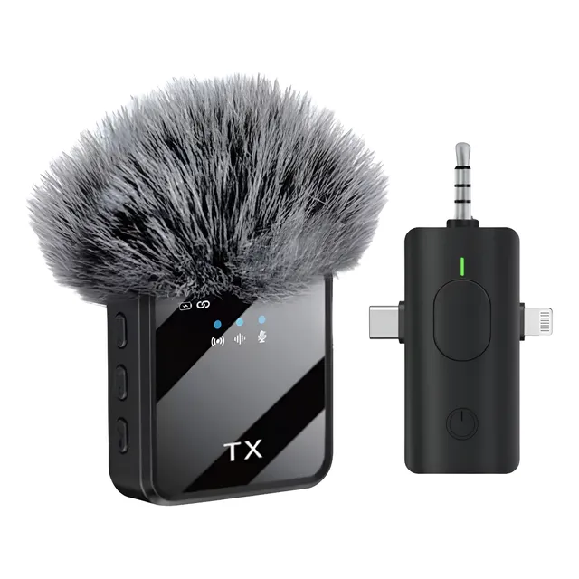 Microfono Solapa Inalambrico iPhone Android Camara Tipo C
