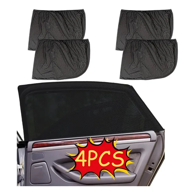 Protector Sol Carro Parasol Auto Lateral Ventana Cubre 4pcs