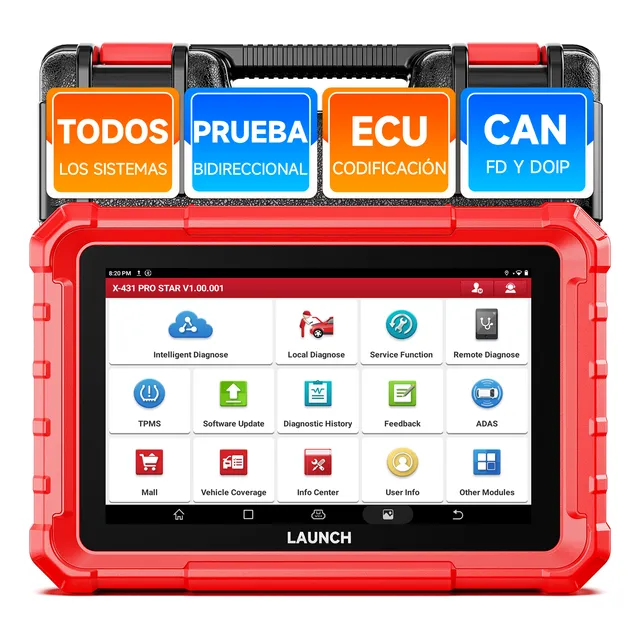 Escáner Automotriz Launch X431 Pro Star Fca Ecu Programar