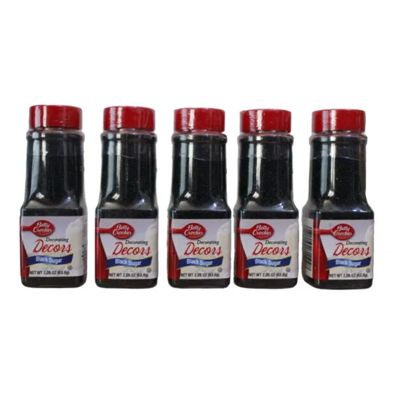Para Decorar Tortas Black Sugar 5 Unidades De 63.8g Betty Cr