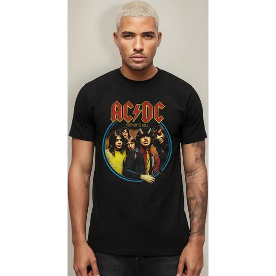 Playera Acdc Highway To Hell