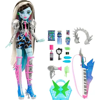 Monster High Doll, Amplificó A Frankie Stein Rockstar Con In Monster High Doll, Amplificó A Frankie Stein Rockstar Con In