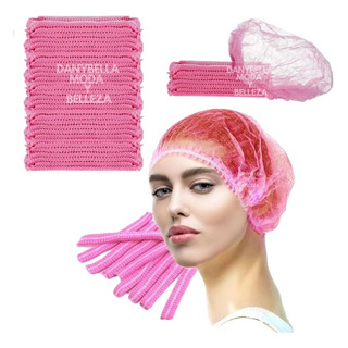 Gorro Para Cabello Desechable Cofia Para Salón Spa,100 Pzas Gorro Para Cabello Desechable Cofia Para Salón Spa,100 Pzas