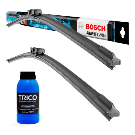 Par Palheta Limpador Parabrisa Bosch Aerotwin